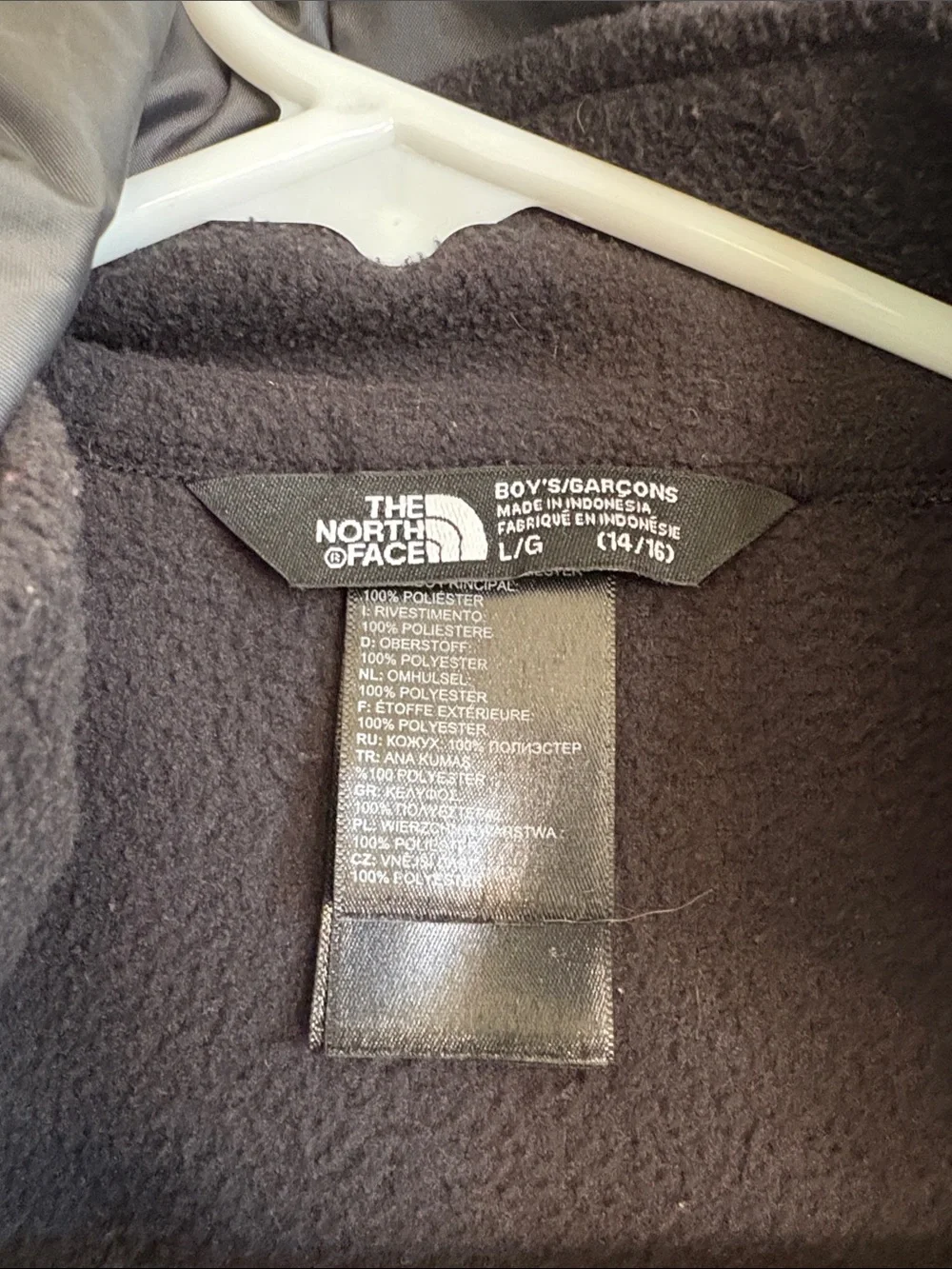 The North Face Kids Hooded Rain Jacket - Black